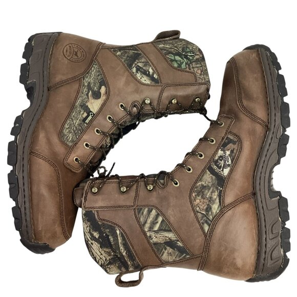 Red Wing Irish Setter Hunt 840 Havoc Mens 14 D Leather Camo Gore-Tex Boots Thin - Picture 3 of 16